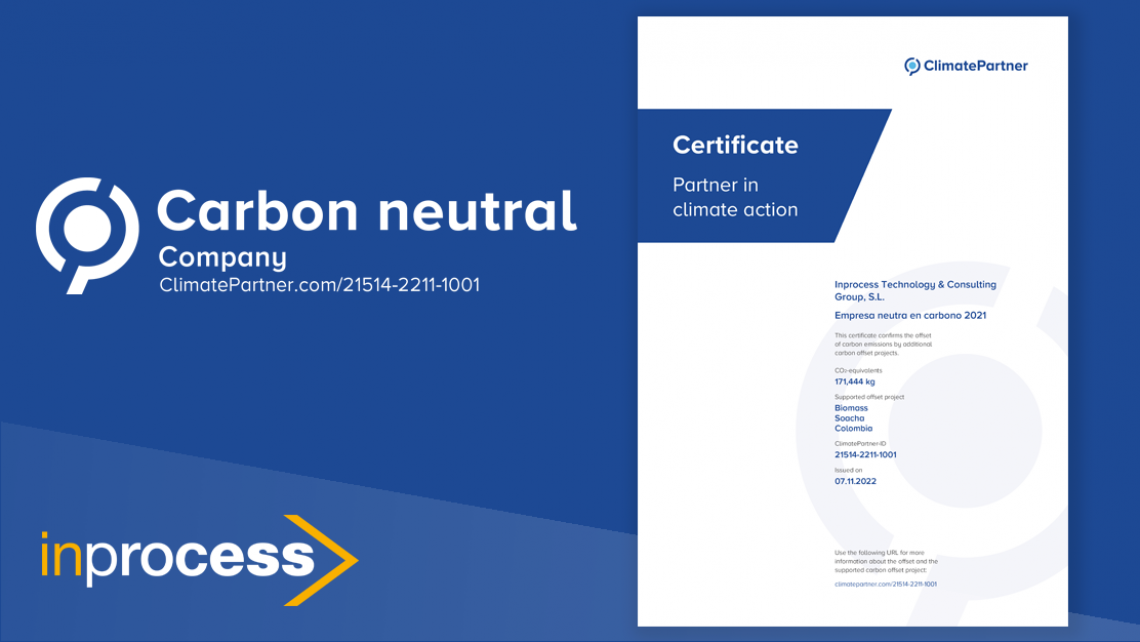 Carbon neutrality. We are a carbon neutral company